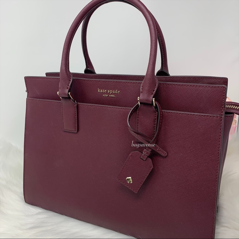 Kate spade Cameron large satchel cherrywood wallet - Picture 5 of 8